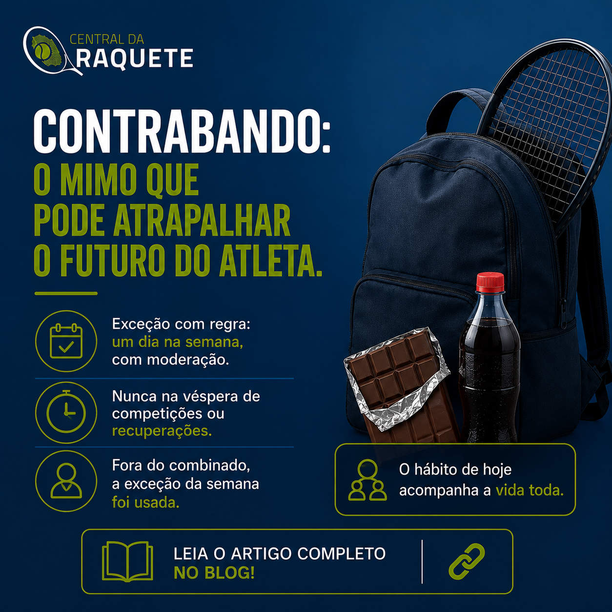 Contrabando: Quando o mimo atrapalha a formação do jovem atleta